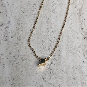 Gold Fashion Necklace with Lightening Bolt